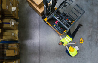 Forklift injury