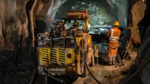 Coal mining workers