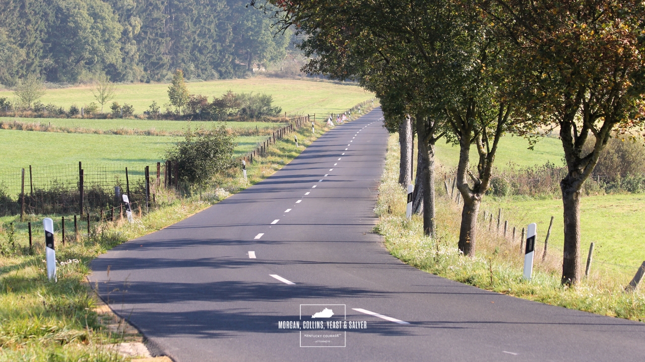 a rural road in kentucky