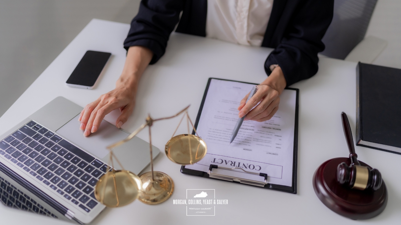 attorney with a contract